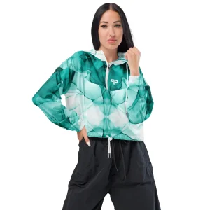 Cortavientos crop para mujer