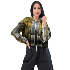Cortavientos crop para mujer