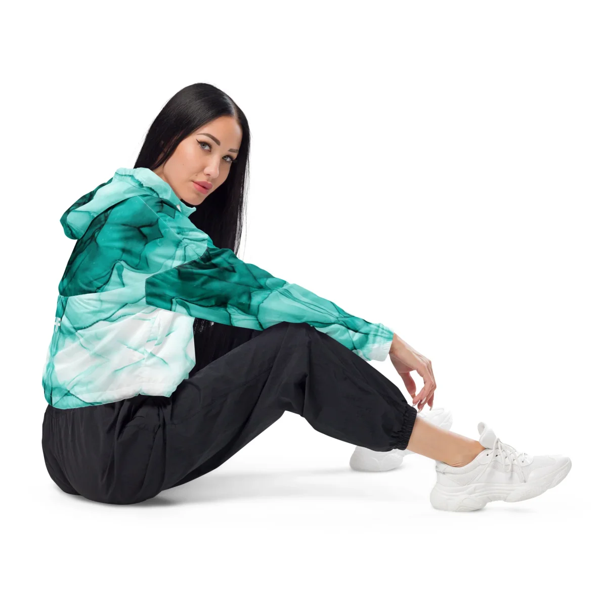 Cortavientos crop para mujer - Imagen 7