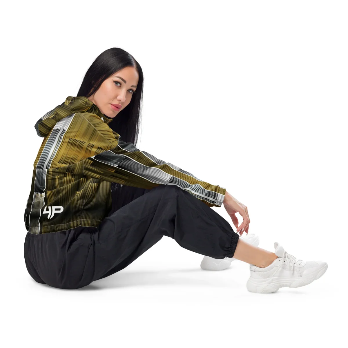 Cortavientos crop para mujer - Imagen 7
