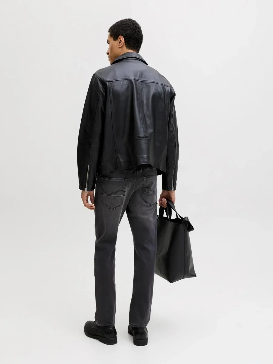 JEAN TAPERED TIRO BAJO MIKE 426 - Black Denim - Imagen 5