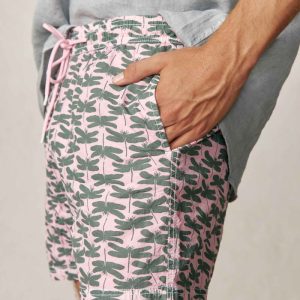 Traje de Baño / Bañador - Rosa Libélula Verde