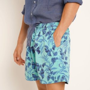 Traje de Baño / Bañador - Tropical Turquesa