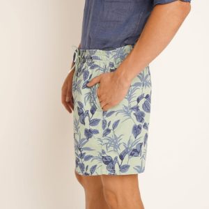 Traje de Baño / Bañador - Tropical Verde Agua