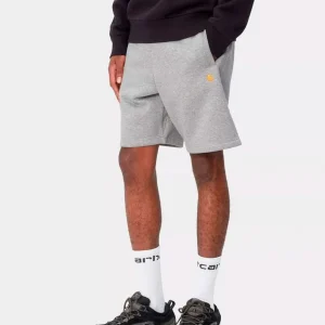 Bermuda CARHARTT WIP CHASE - Grey Heather / Gold