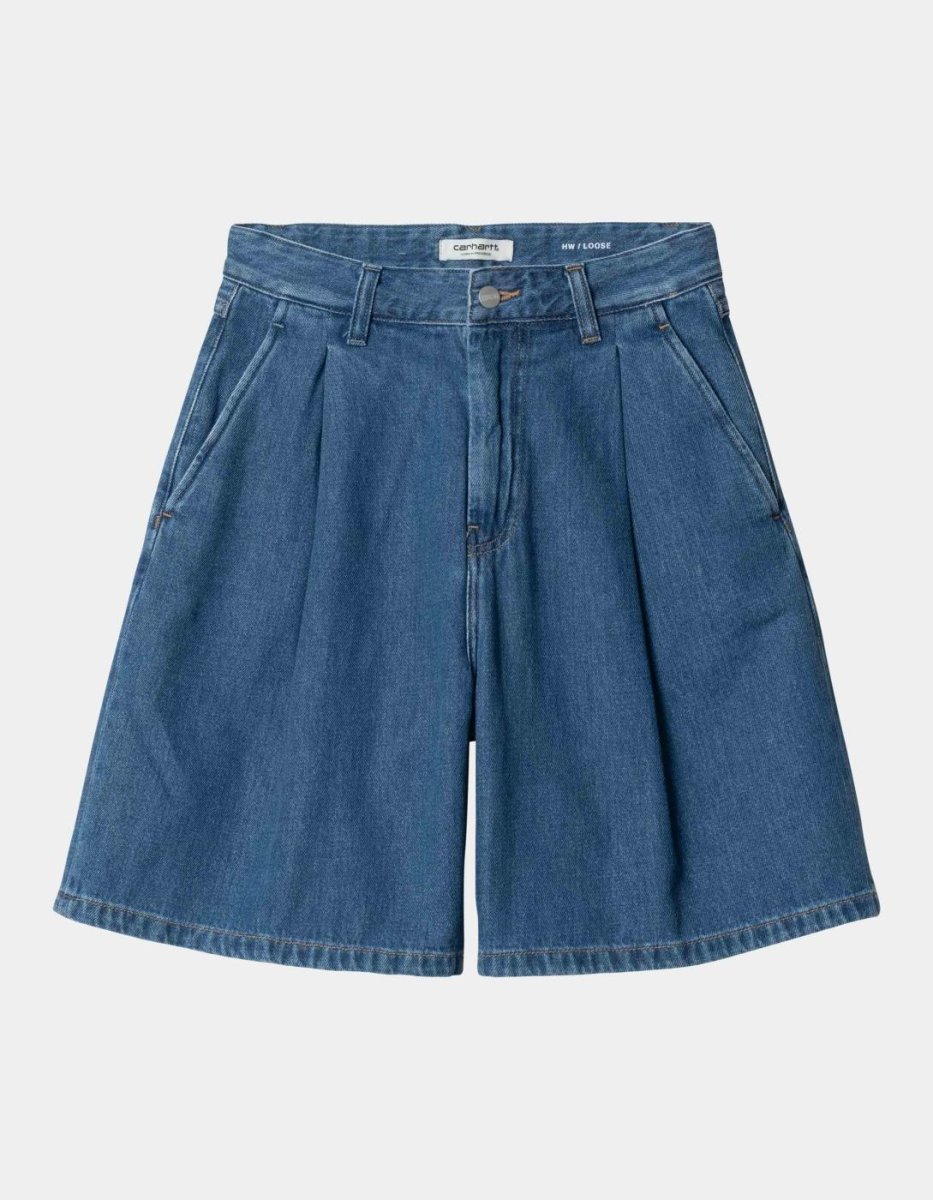 Bermuda CARHARTT WIP W' ALTA - Blue Stone Washed - Imagen 2