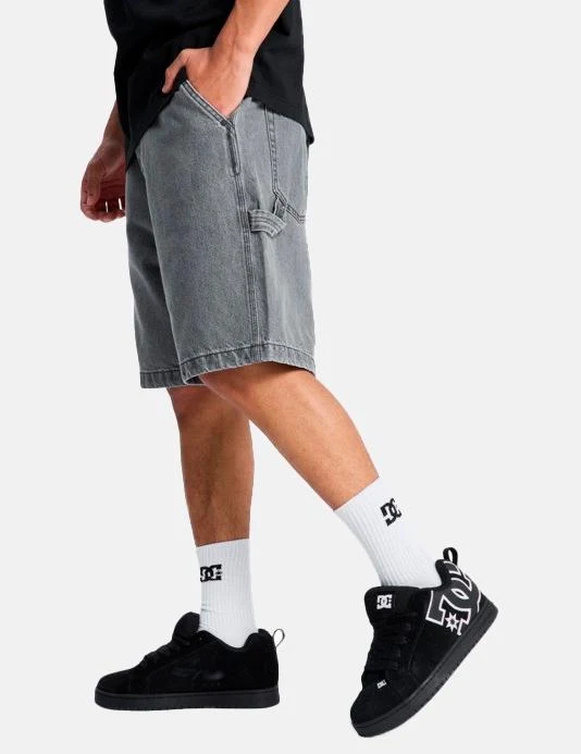 Bermuda DC SHOES BAGGY DENIM CARPENTER - Castlerock - Imagen 4