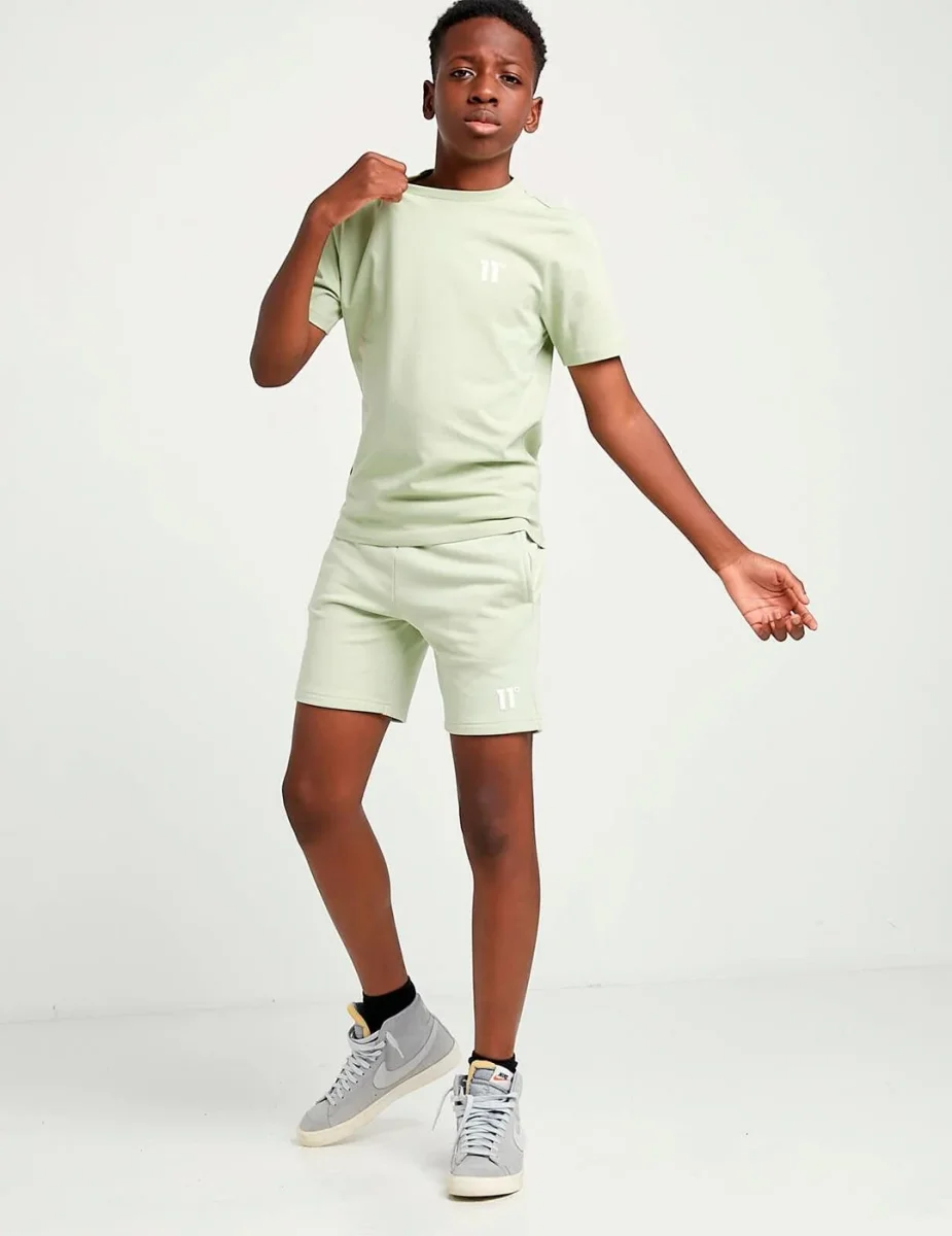 Bermuda JR ELEVEN DEGREES CORE SWEAT - Light Sage - Imagen 4