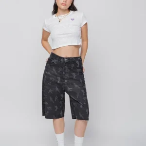 Bermuda KAOTIKO PHARAOHS DENIM - Black