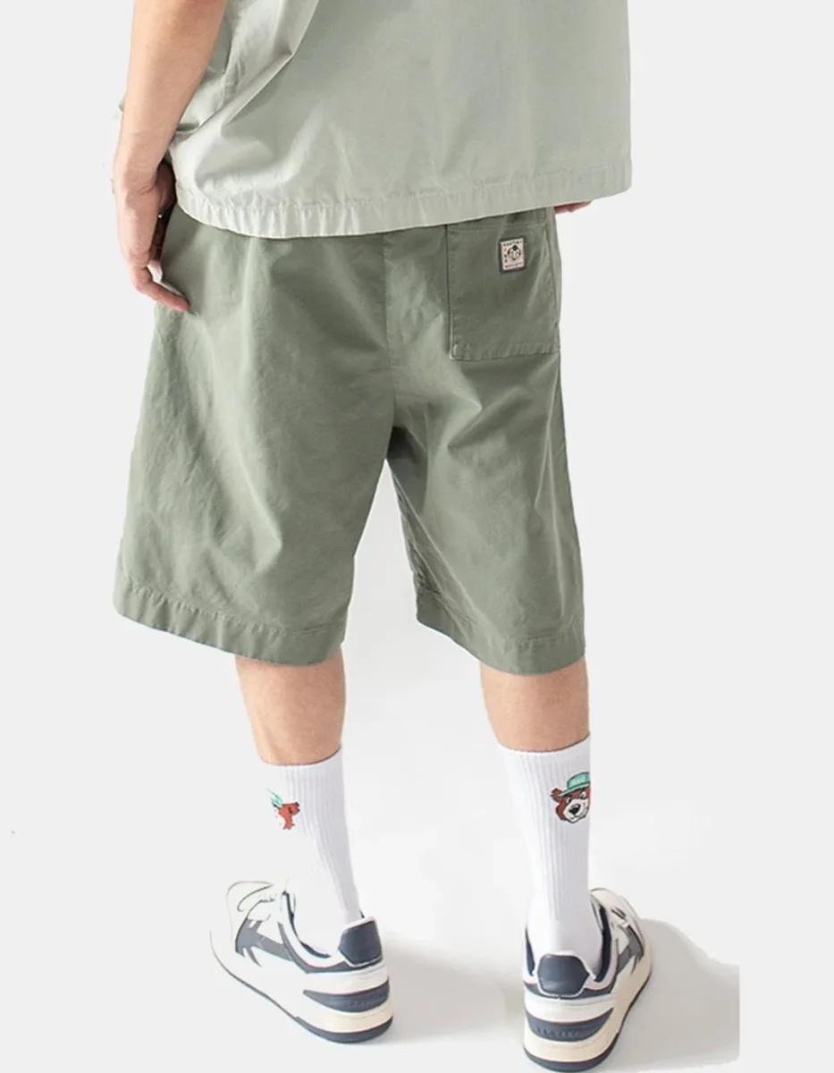 Bermuda KAOTIKO RELAXED CANVAS PINZAS - Slate - Imagen 3