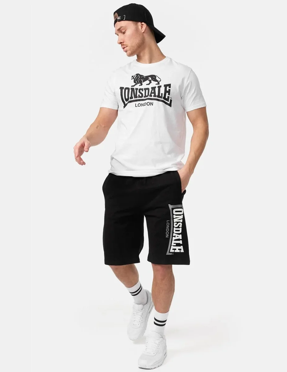 Bermuda LONSDALE LOGO JAM - Black - Imagen 4