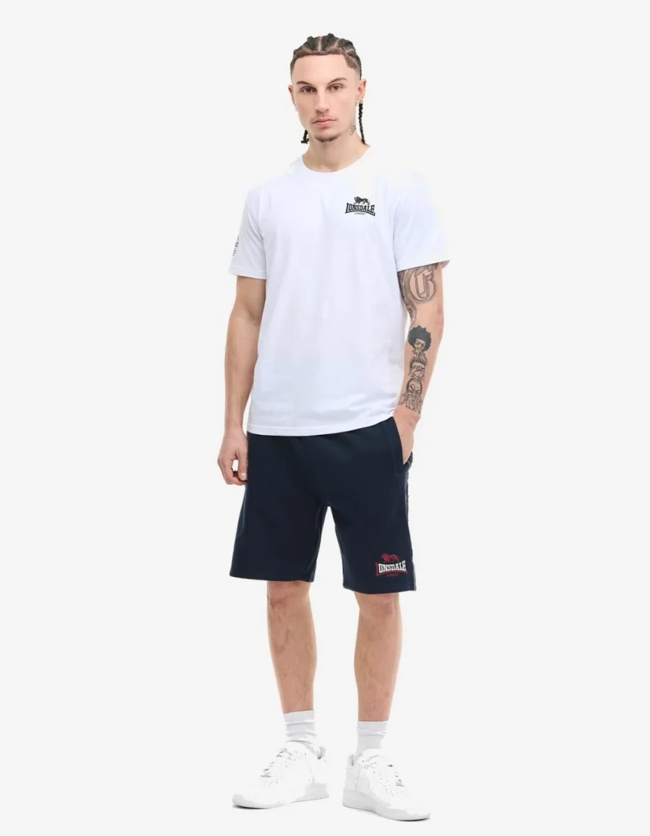 Bermuda LONSDALE SATLEY - Dark Navy/Oxblood/Ecru - Imagen 5