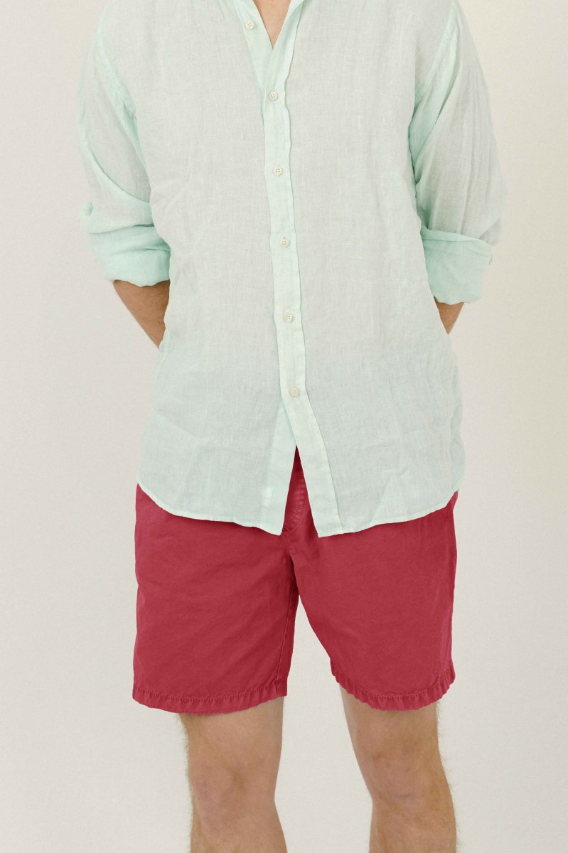 Bermudas de Popelín - Rojo