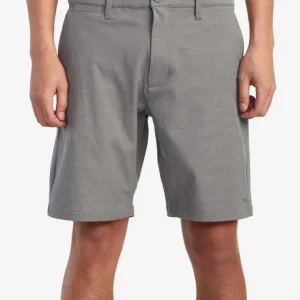 Bermuda RVCA BACK IN HYBRID - Athletic Heathe