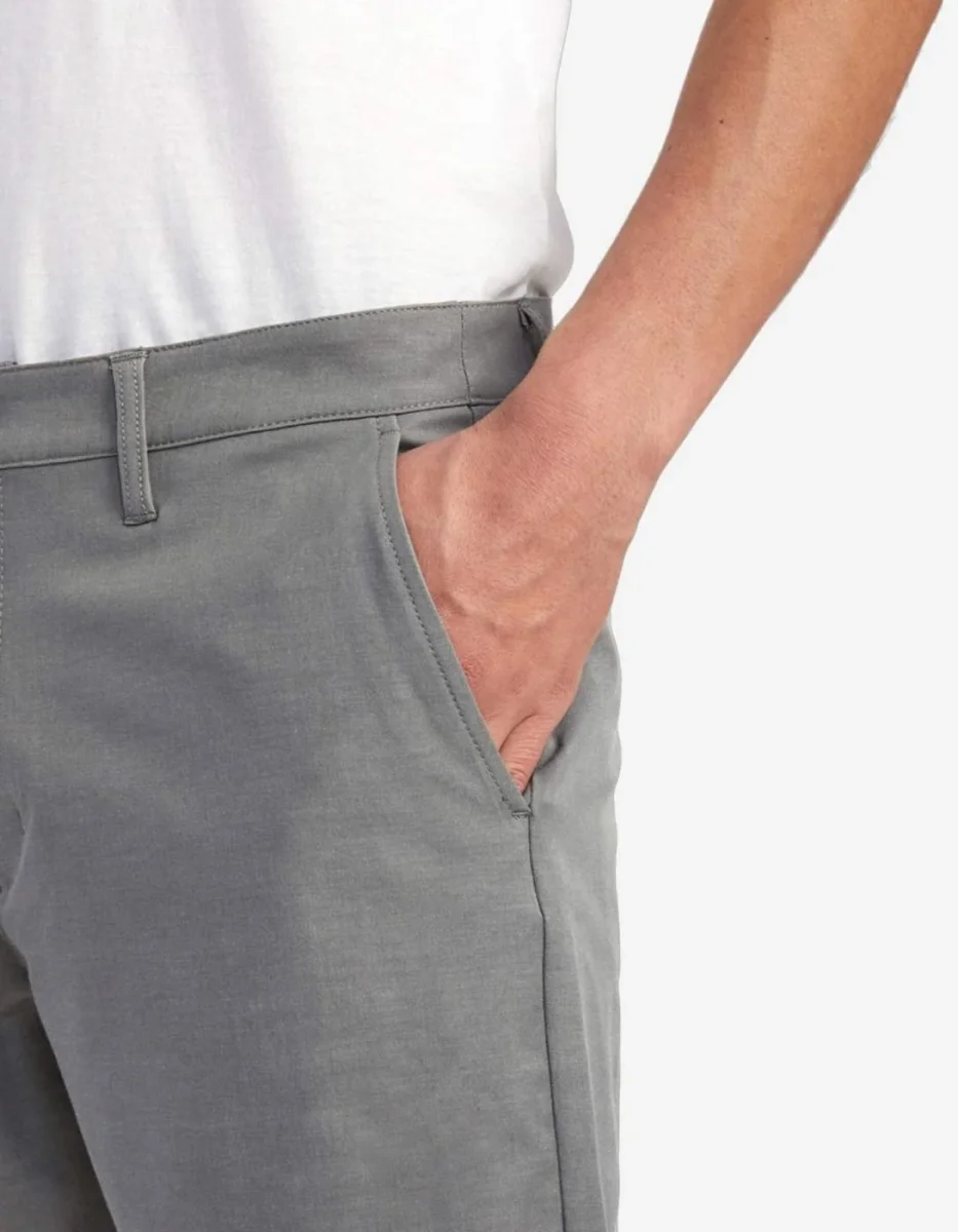 Bermuda RVCA BACK IN HYBRID - Athletic Heathe - Imagen 5