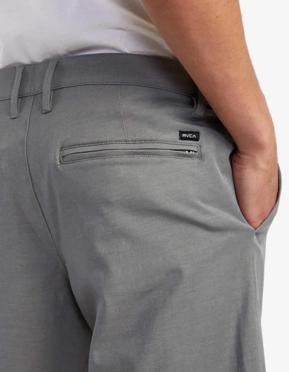 Bermuda RVCA BACK IN HYBRID - Athletic Heathe - Imagen 6