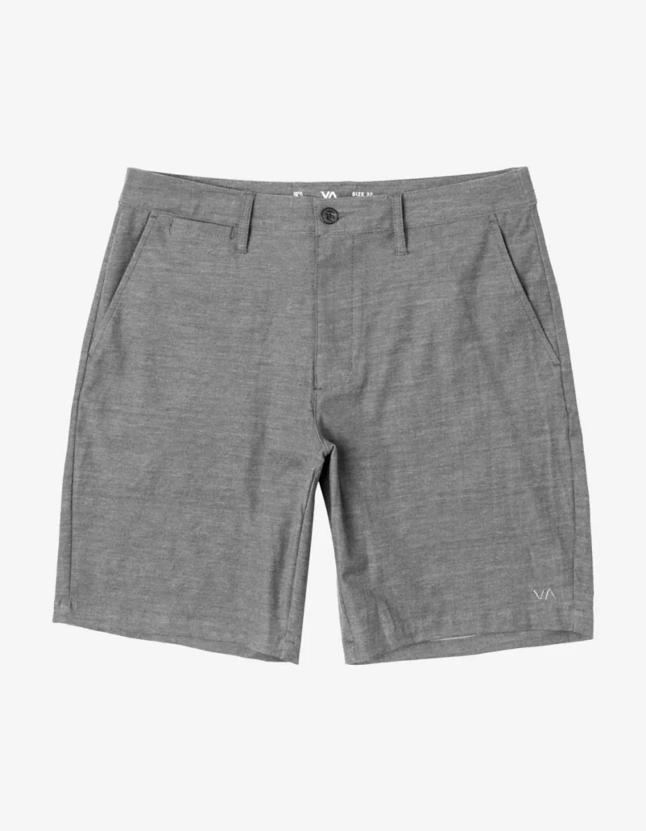 Bermuda RVCA BACK IN HYBRID - Athletic Heathe - Imagen 7
