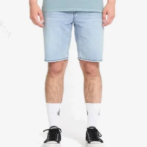 Bermuda SOLVER DENIM - Worn Light Blue