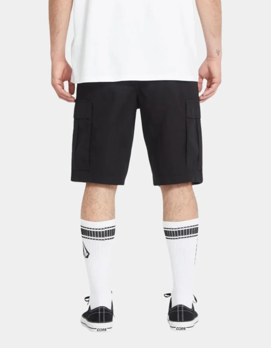 Bermuda VOLCOM STRANGE TRIPPER CARGO 22' - Black - Imagen 3