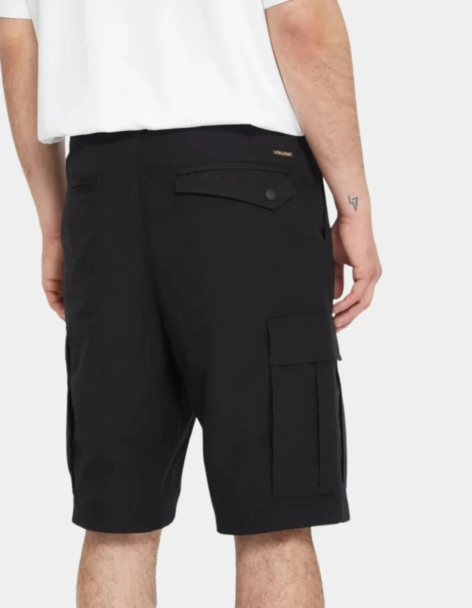 Bermuda VOLCOM STRANGE TRIPPER CARGO 22' - Black - Imagen 5