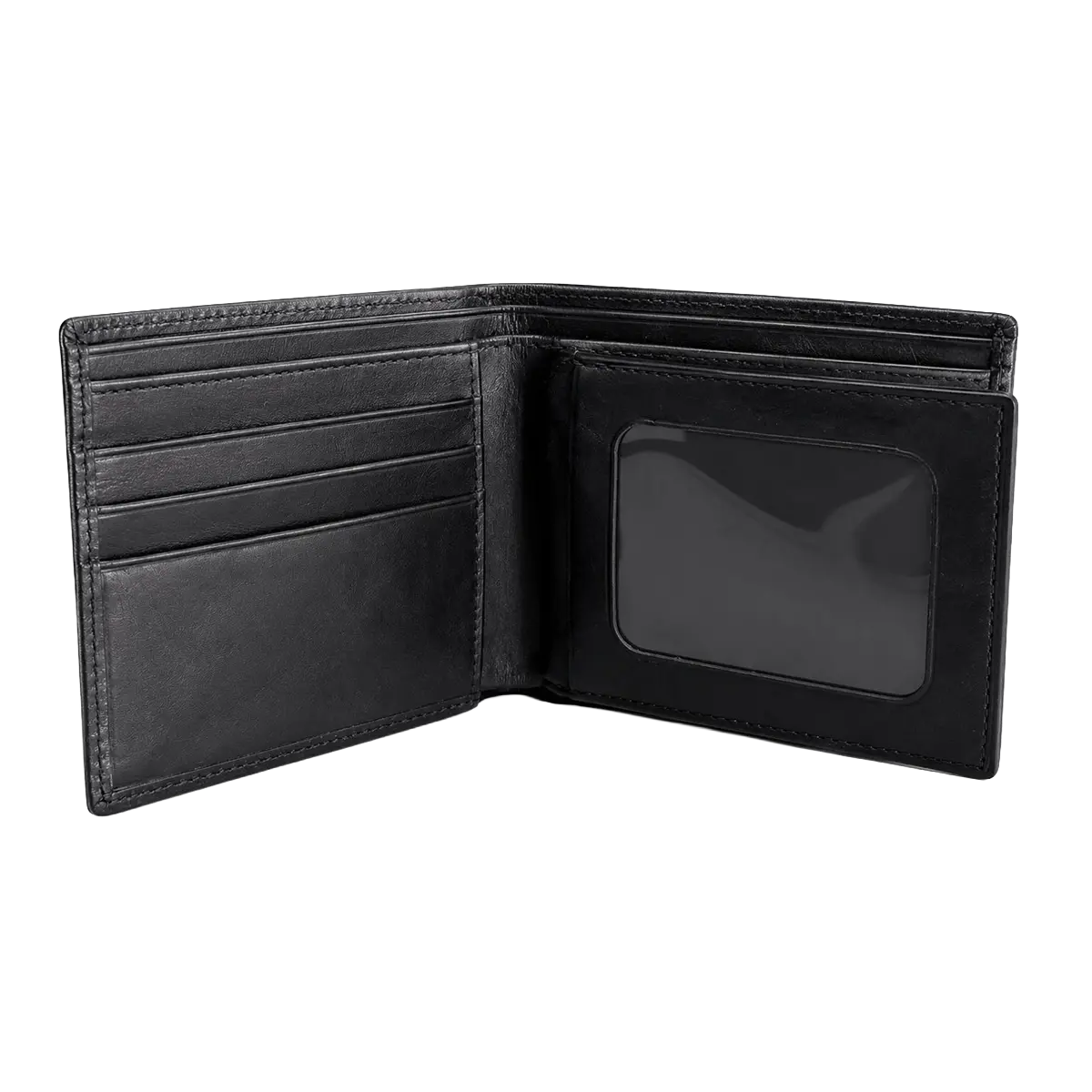 Billetera Clásica de Cuero Negra para Hombre - Imagen 3