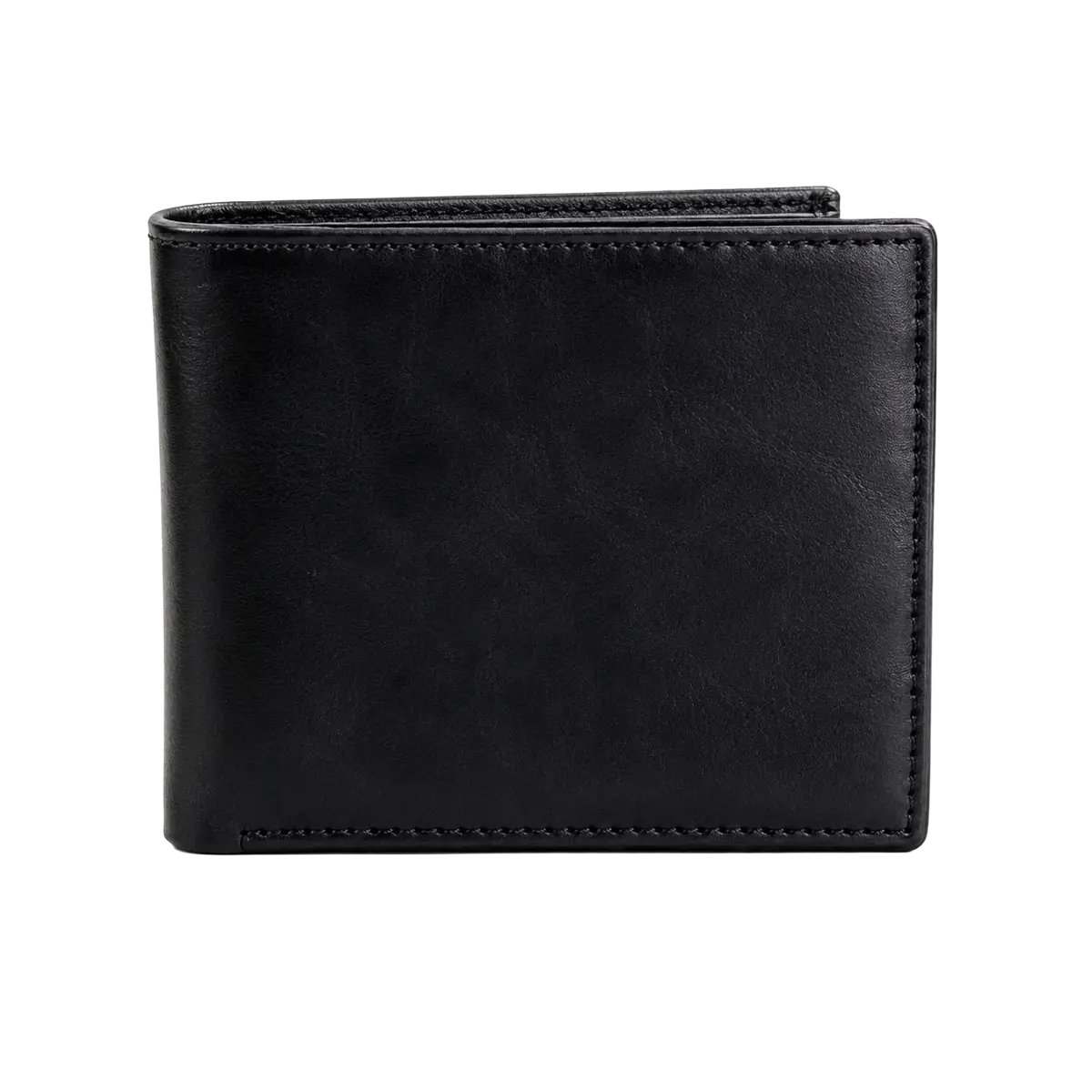 Billetera Clásica de Cuero Negra para Hombre