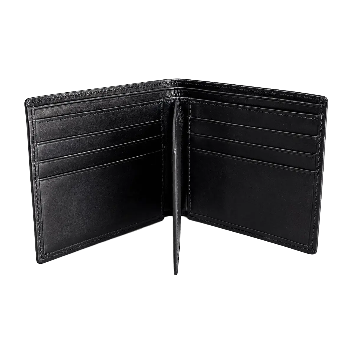 Billetera Clásica de Cuero Negra para Hombre - Imagen 4