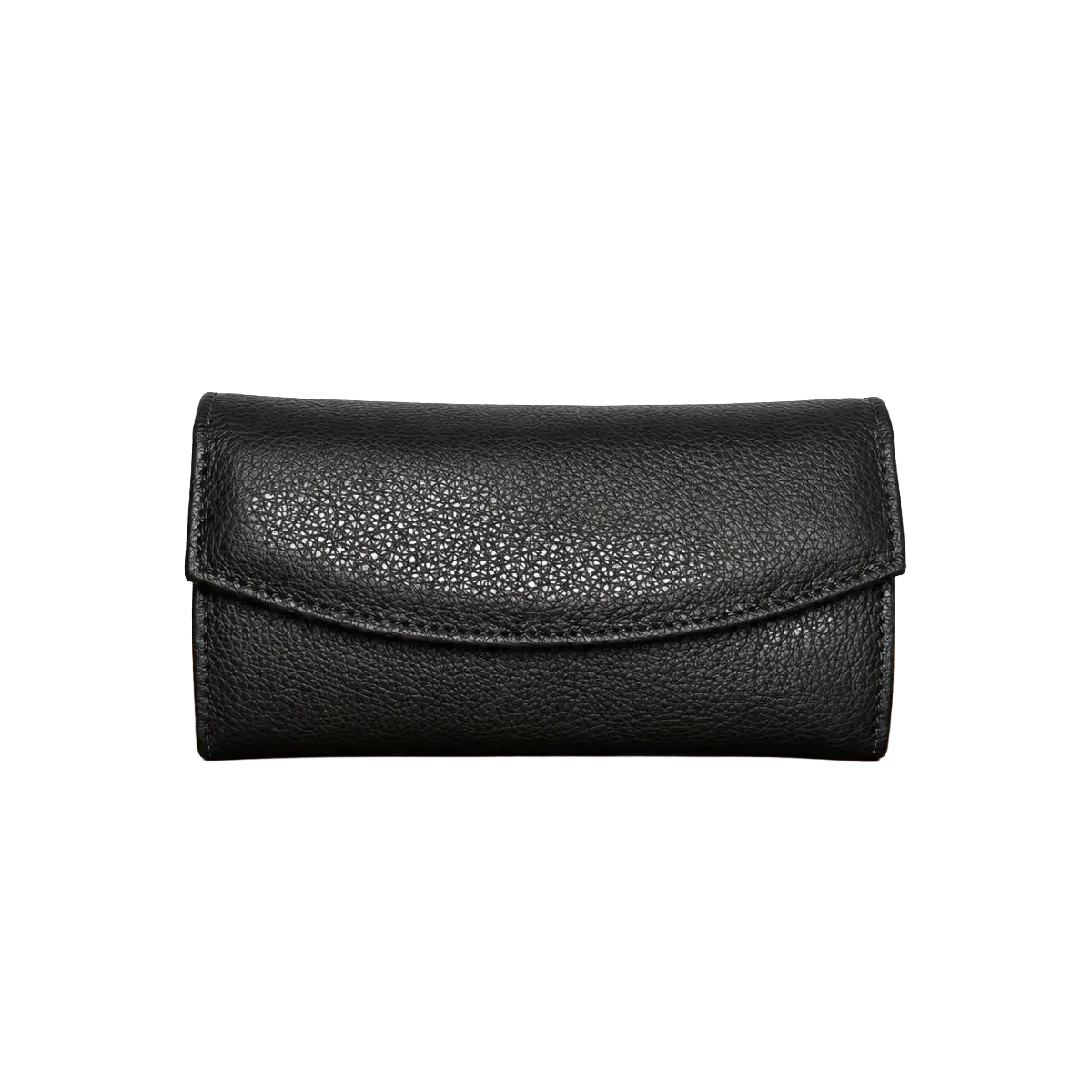 Billetera de Cuero Negra para Mujer - Imagen 2