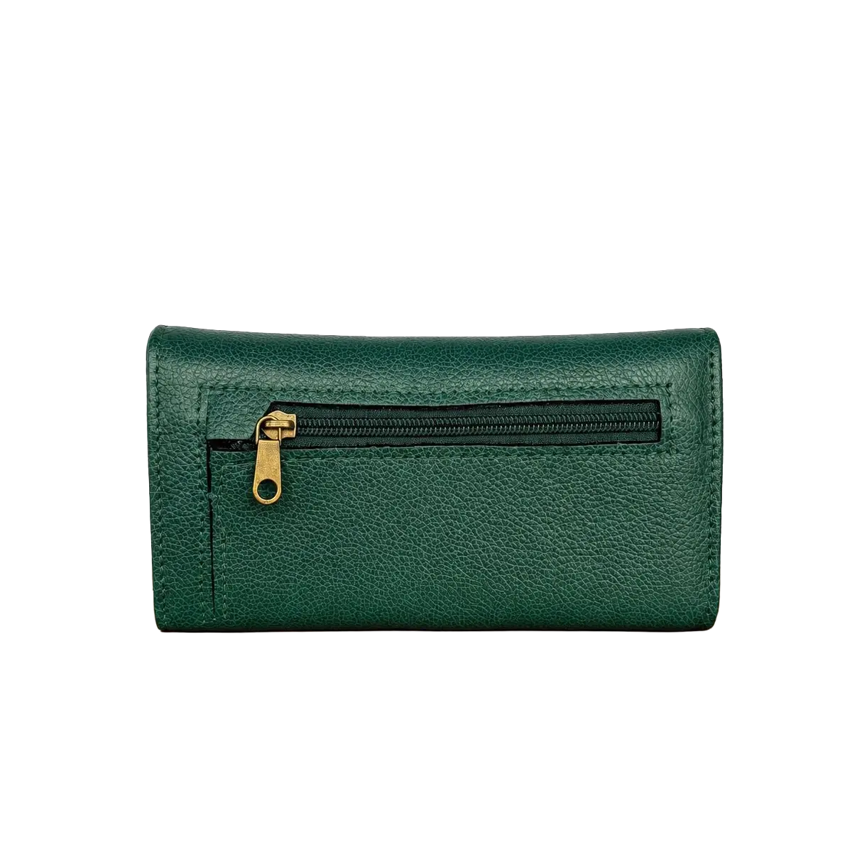 Billetera de Cuero Verde para Mujer - Imagen 3