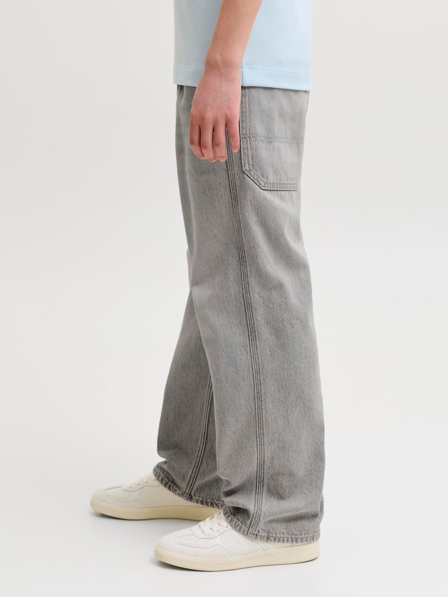 JEAN BAGGY TIRO ALTO ALEX 504 JNR - Grey Denim - Imagen 8