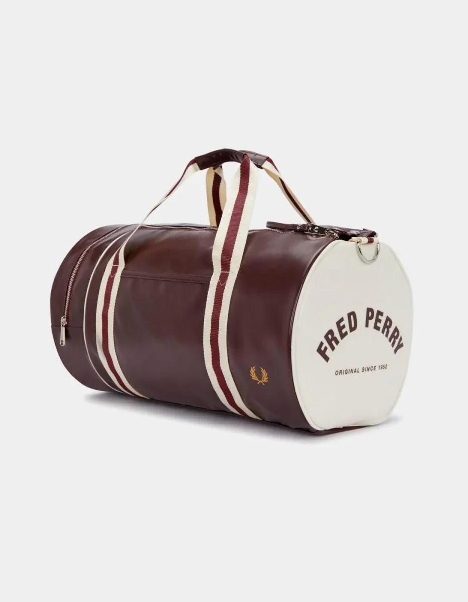 Bolsa FRED PERRY L7255 - Oxblood/Ecru - Imagen 3