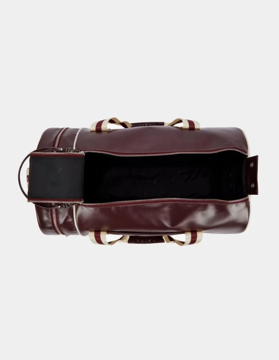 Bolsa FRED PERRY L7255 - Oxblood/Ecru - Imagen 4