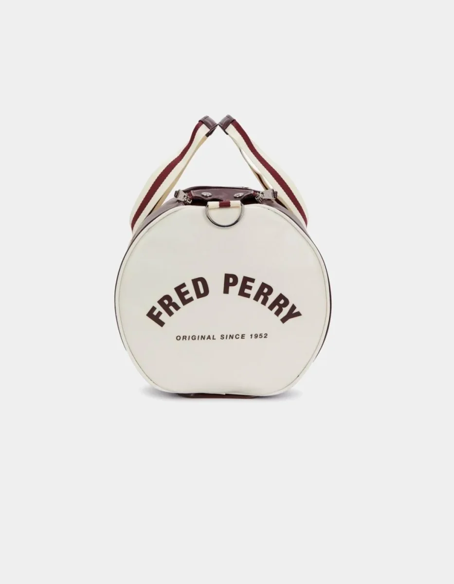 Bolsa FRED PERRY L7255 - Oxblood/Ecru - Imagen 5