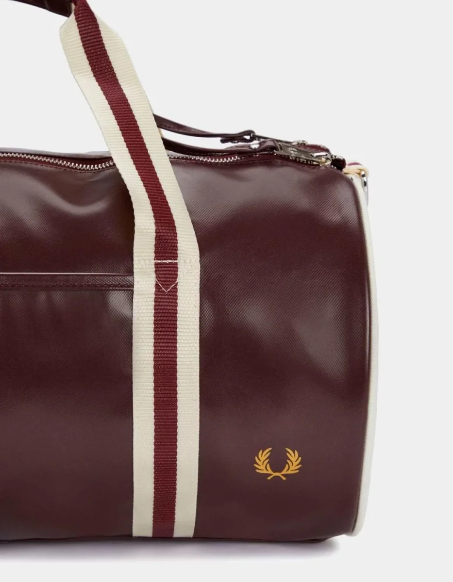 Bolsa FRED PERRY L7255 - Oxblood/Ecru - Imagen 6