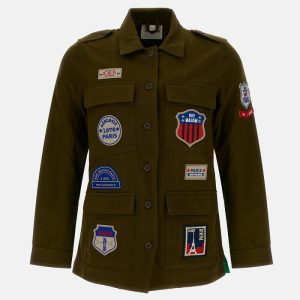 Safari jacket military green