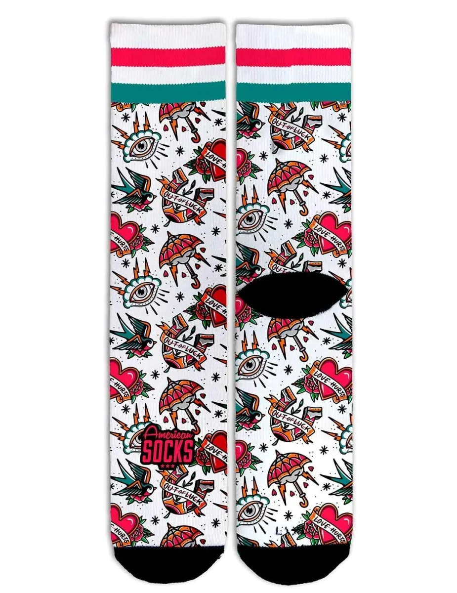 Calcetines AMERICAN SOCKS MID HIGH - Love Hurts - Imagen 4