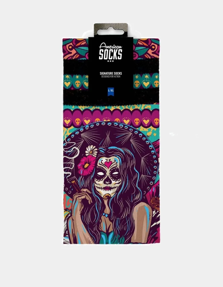 Calcetines AMERICAN SOCKS MID HIGH - Día De Los Muertos - Imagen 4