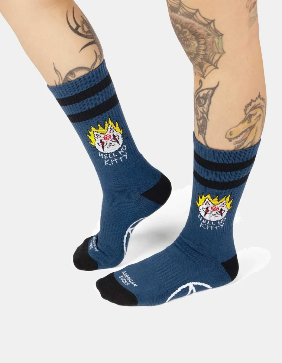 Calcetines AMERICAN SOCKS MID HIGH - Hell No Kitty - Imagen 3