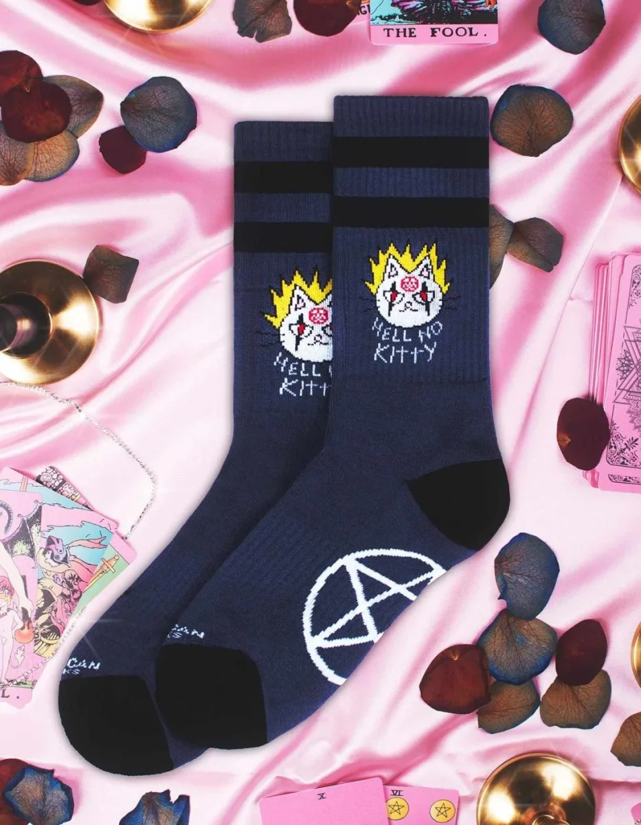 Calcetines AMERICAN SOCKS MID HIGH - Hell No Kitty - Imagen 6