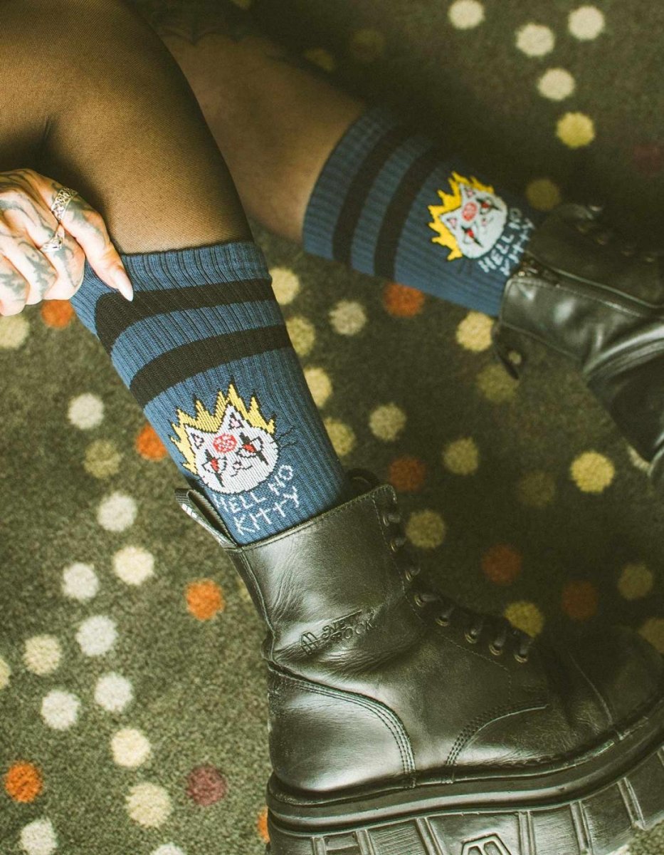 Calcetines AMERICAN SOCKS MID HIGH - Hell No Kitty - Imagen 7