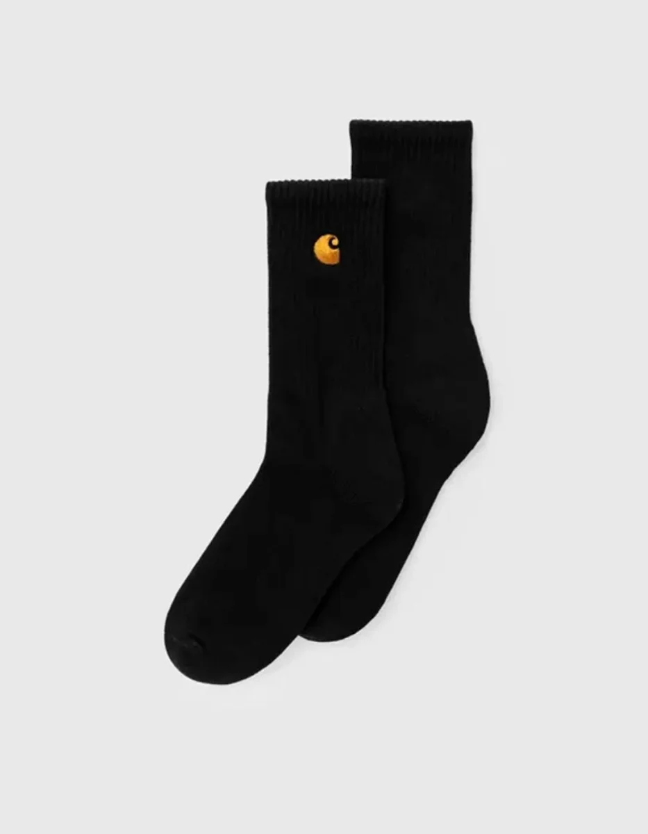 Calcetines CARHARTT WIP CHASE - Black / Gold