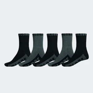 Calcetines CREW (Pack de 5) - Black/Grey