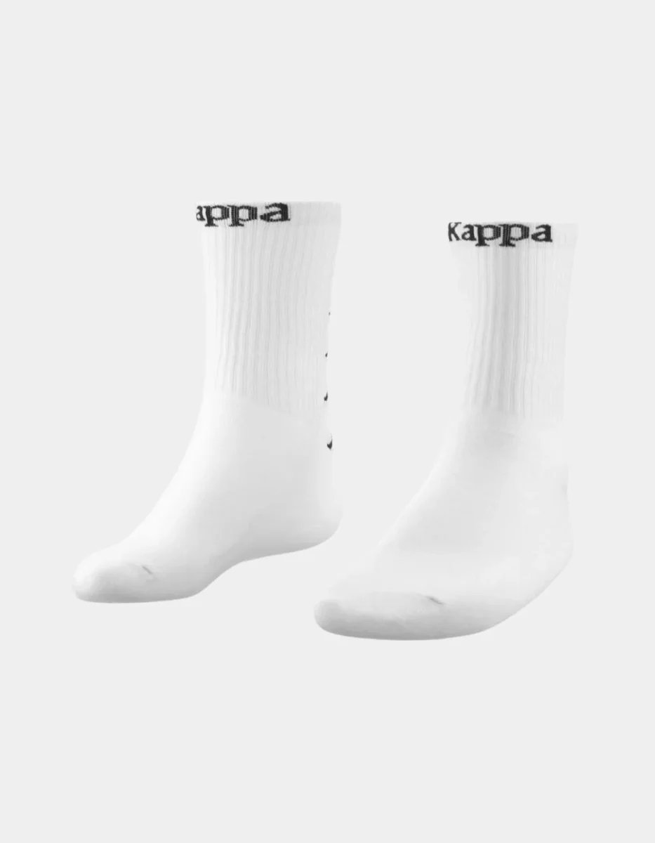Calcetines KAPPA ATEL 3 PACK - White Black - Imagen 2