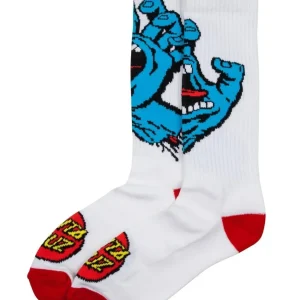 Calcetines Santa Cruz SCREAMING HAND SOCK - WHITE