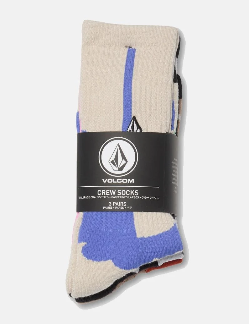 Calcetines VOLCOM PRINT MIXER (Pack de 3) - Multi - Imagen 3