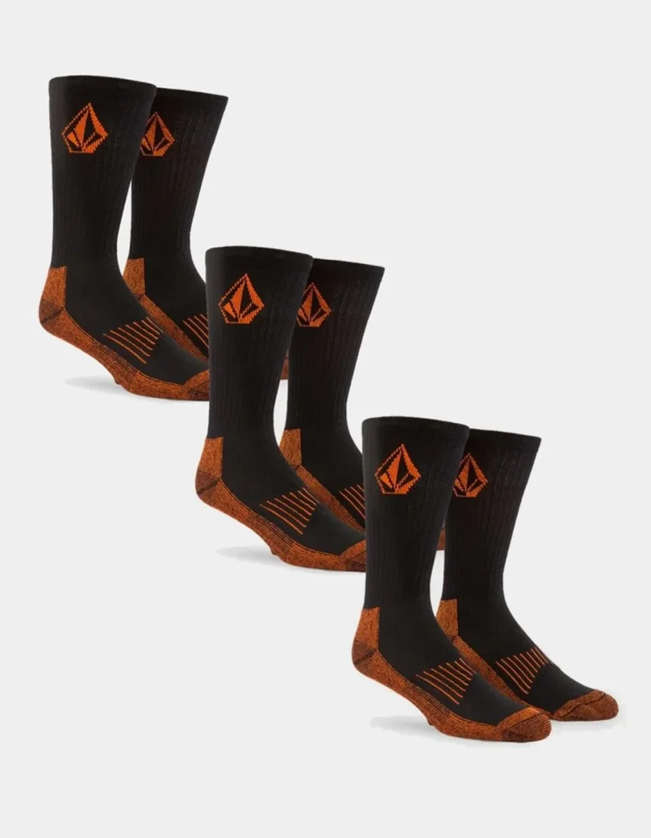 Calcetines VOLCOM WORKWEAR (Pack de 3) - Black - Imagen 3