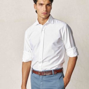 Camisa de Algodón - Oxford Blanco