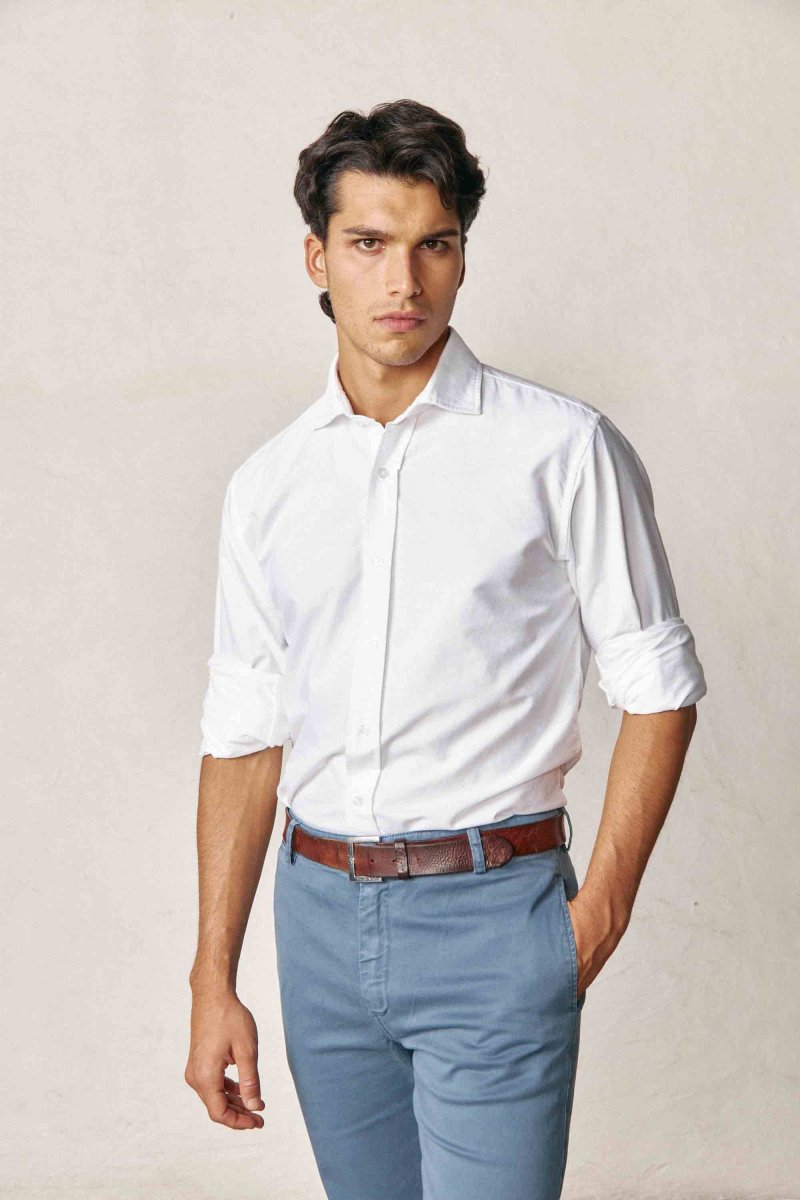 Camisa de Algodón - Oxford Blanco - Imagen 2