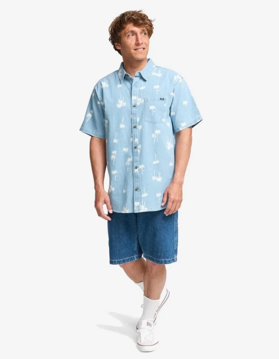 Camisa BILLABONG SUNDAYS MINI - Corydalis Blue - Imagen 4