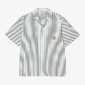 Camisa CARHARTT WIP LEAVEL - Blue River / Wax